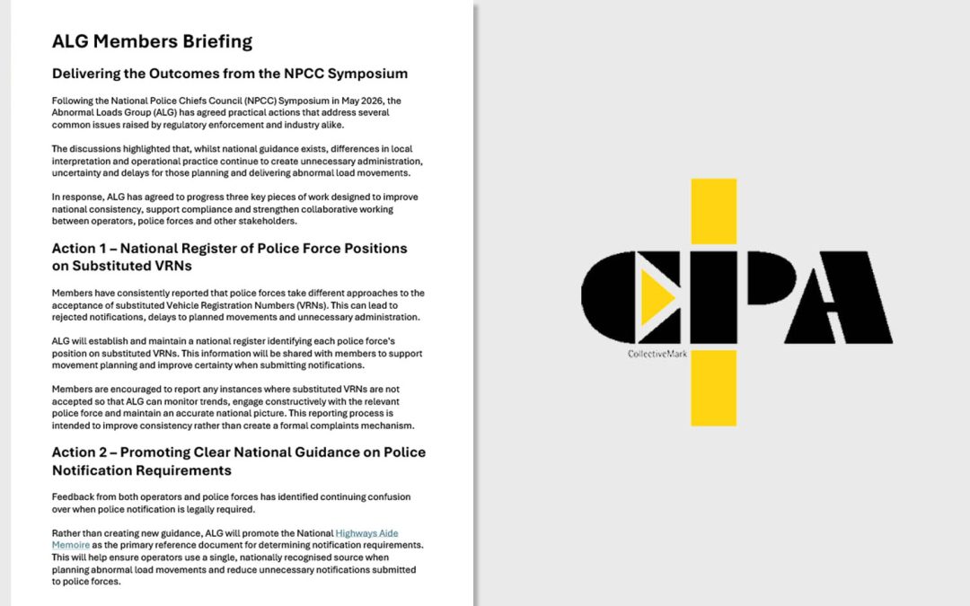 Abnormal Loads Briefing Note Published
